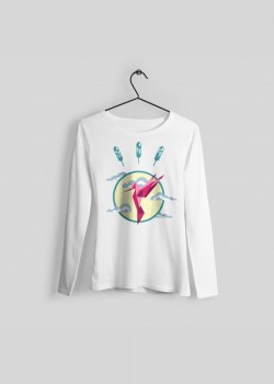 Hummingbird printed sweater